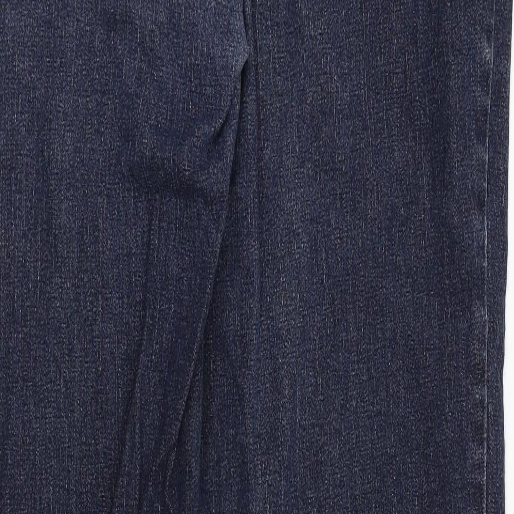 Vianni Womens Blue  Denim Straight Jeans Size 18 L32 in