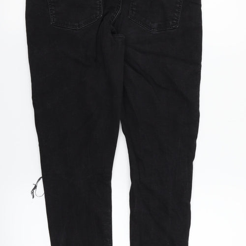 Dorothy Perkins Womens Black  Denim Skinny Jeans Size 8 L26 in