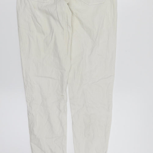 Flying Monkey Womens White  Denim Skinny Jeans Size 10 L30 in