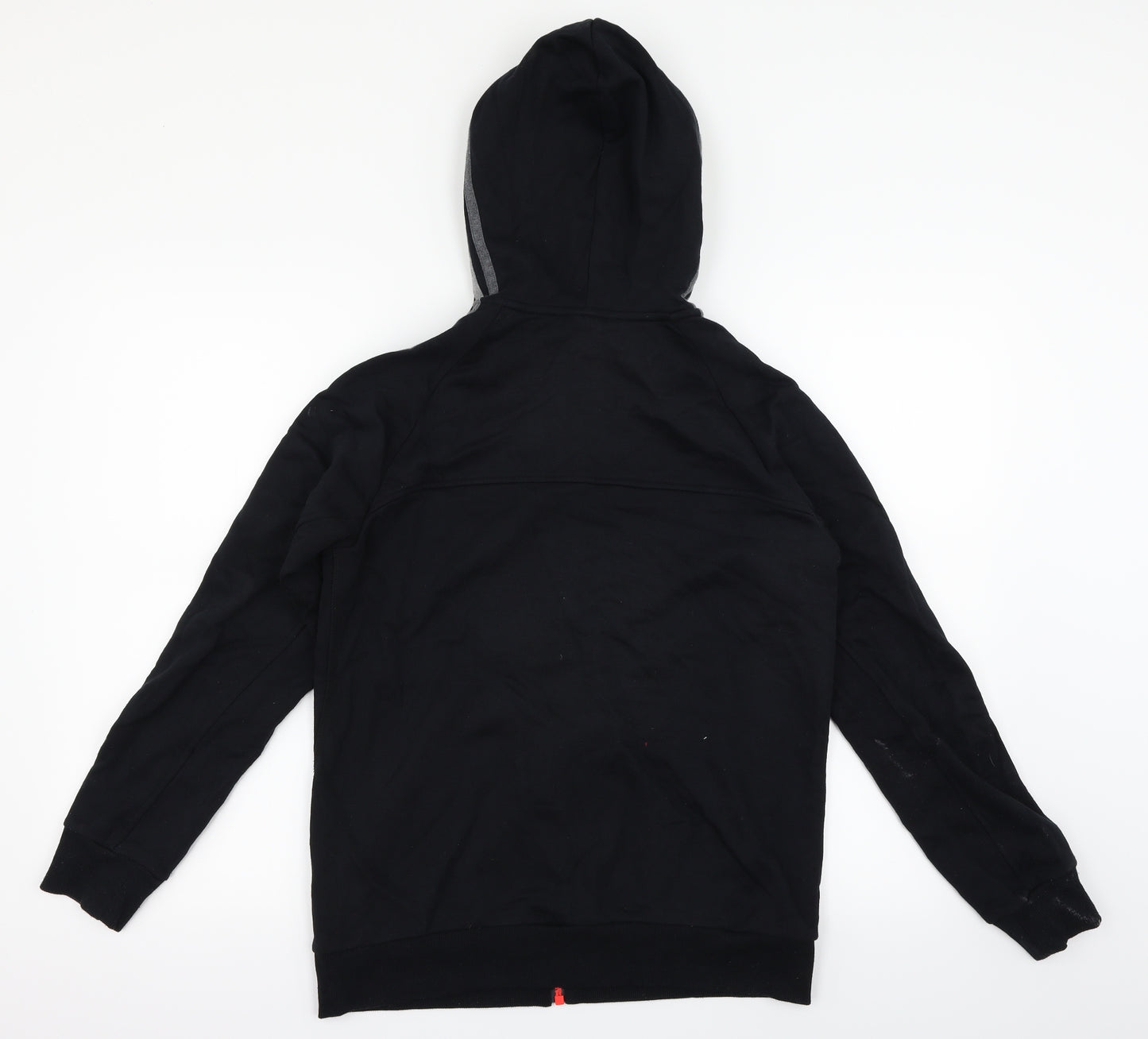adidas Boys Black   Full Zip Hoodie Size 13-14 Years