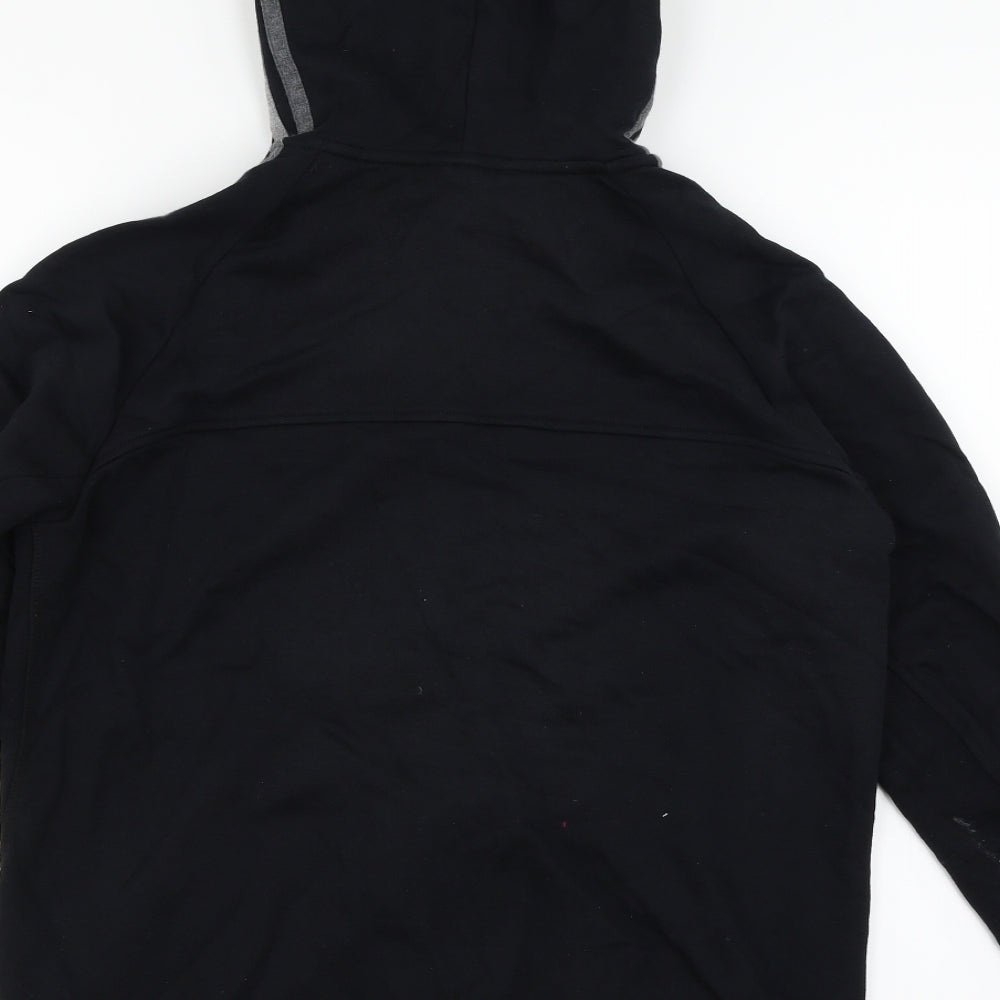 adidas Boys Black   Full Zip Hoodie Size 13-14 Years