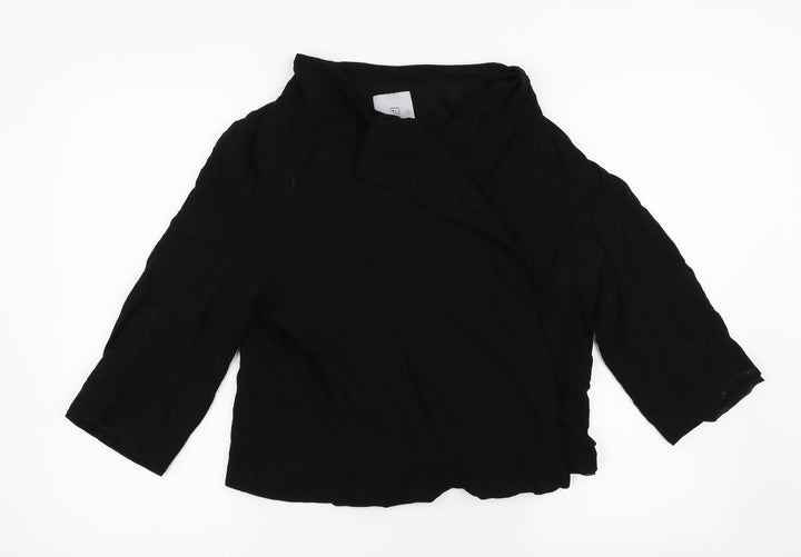 TU Womens Black Cardigan Jumper Size 16