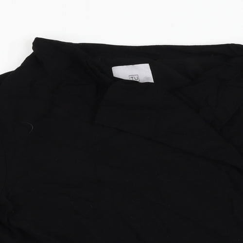 TU Womens Black   Cardigan Jumper Size 16