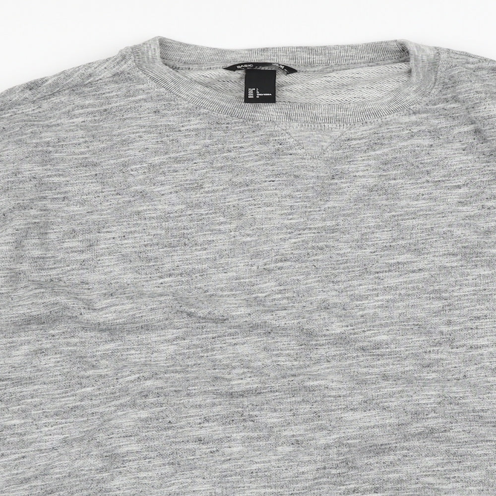 H&M Mens Grey   Pullover Jumper Size L