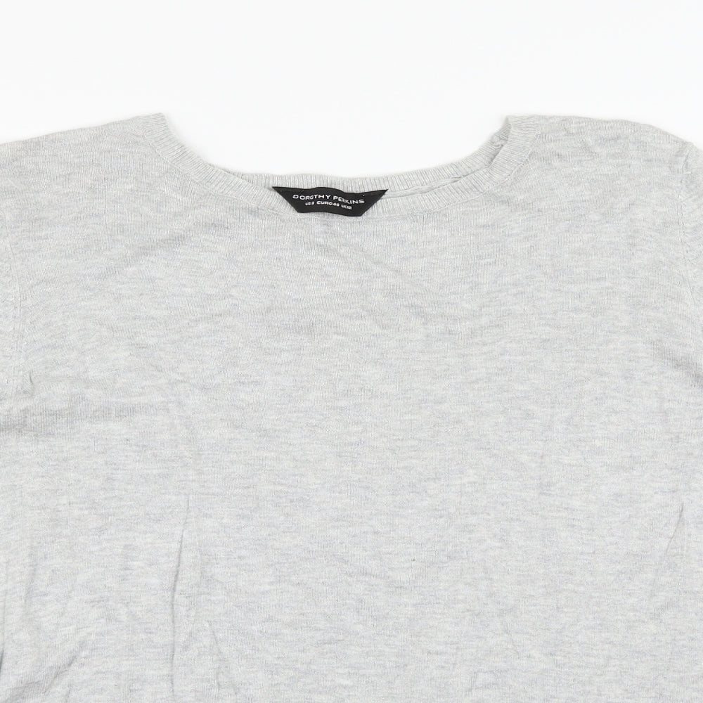 Dorothy Perkins Womens Grey   Pullover Jumper Size 12