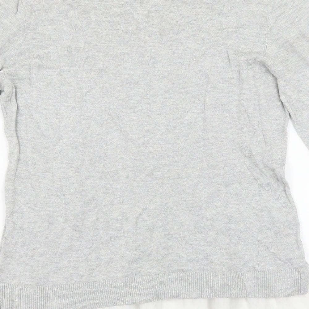 Dorothy Perkins Womens Grey   Pullover Jumper Size 12