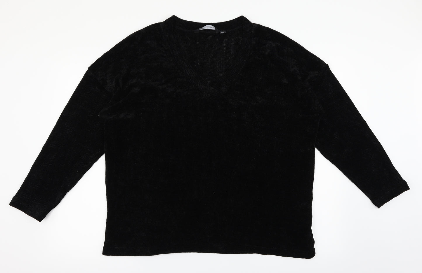 Capsule Womens Black   Pullover Jumper Size 22