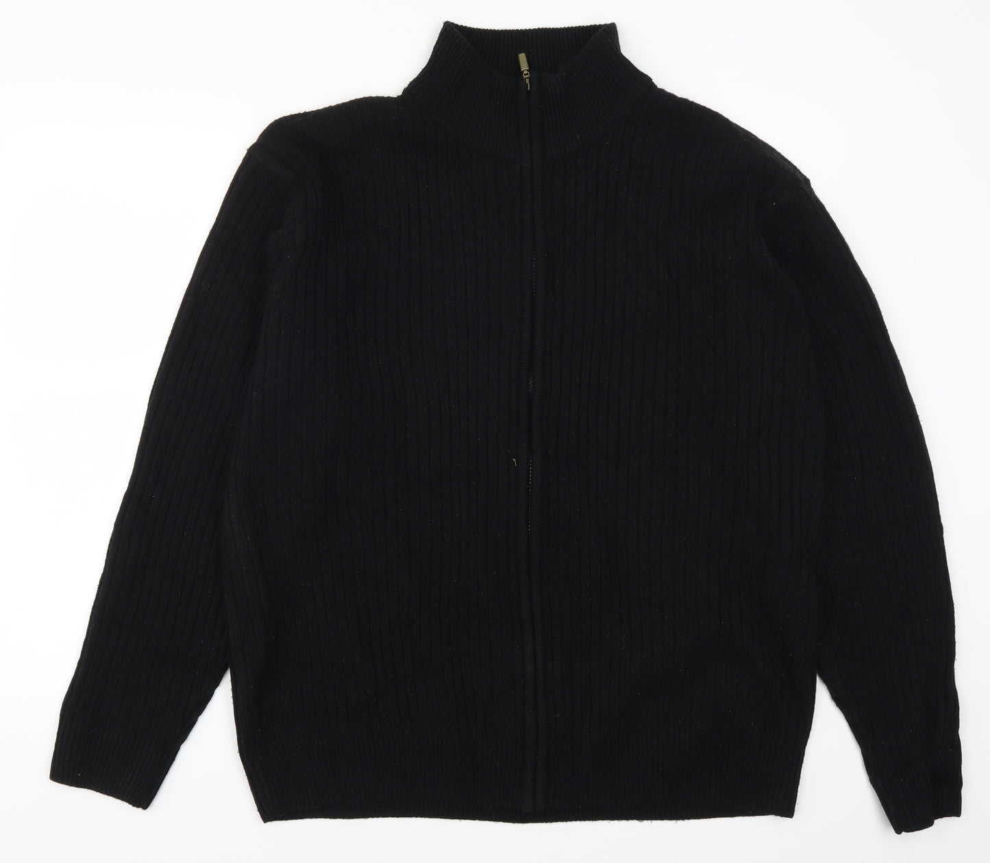 Premier Man Mens Black   Cardigan Jumper Size XL