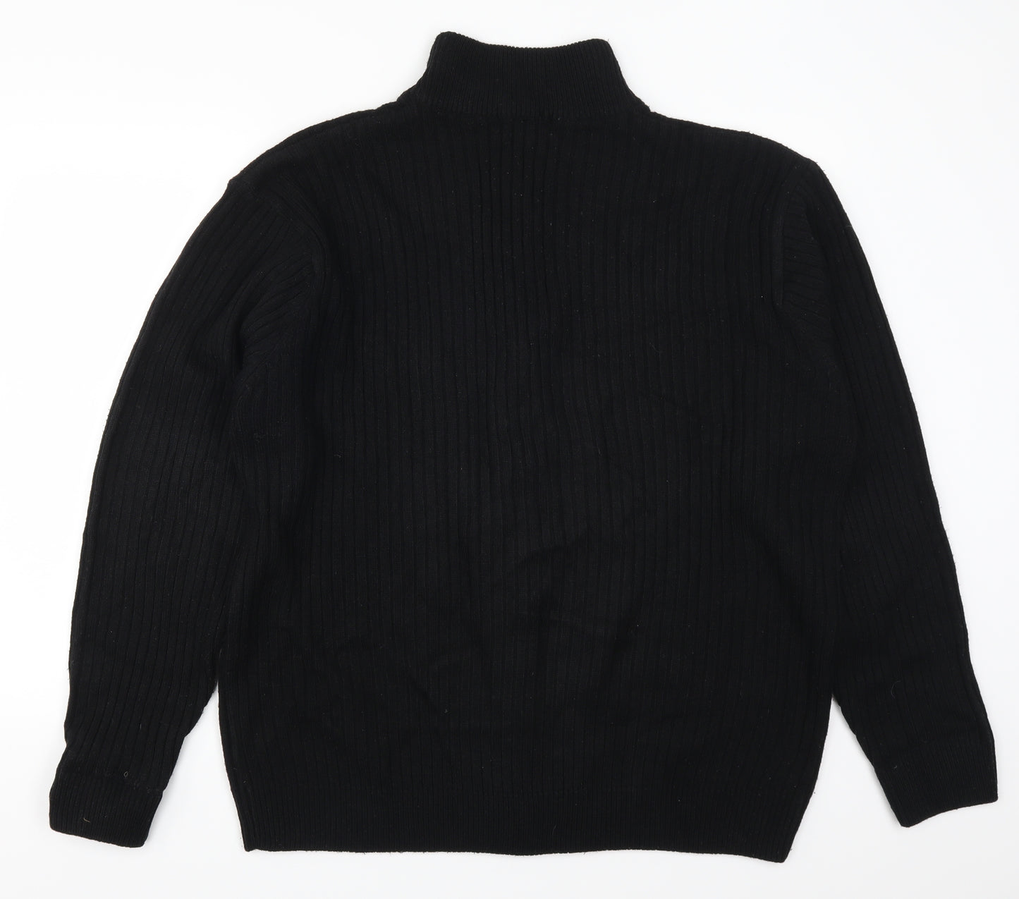 Premier Man Mens Black   Cardigan Jumper Size XL