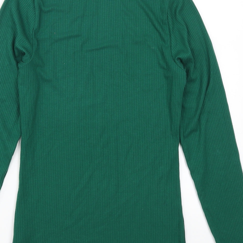 Marks and Spencer Womens Green   Basic T-Shirt Size 8