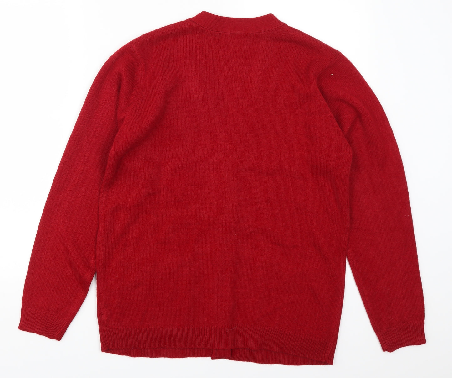Daxon Womens Red   Cardigan Jumper Size 10