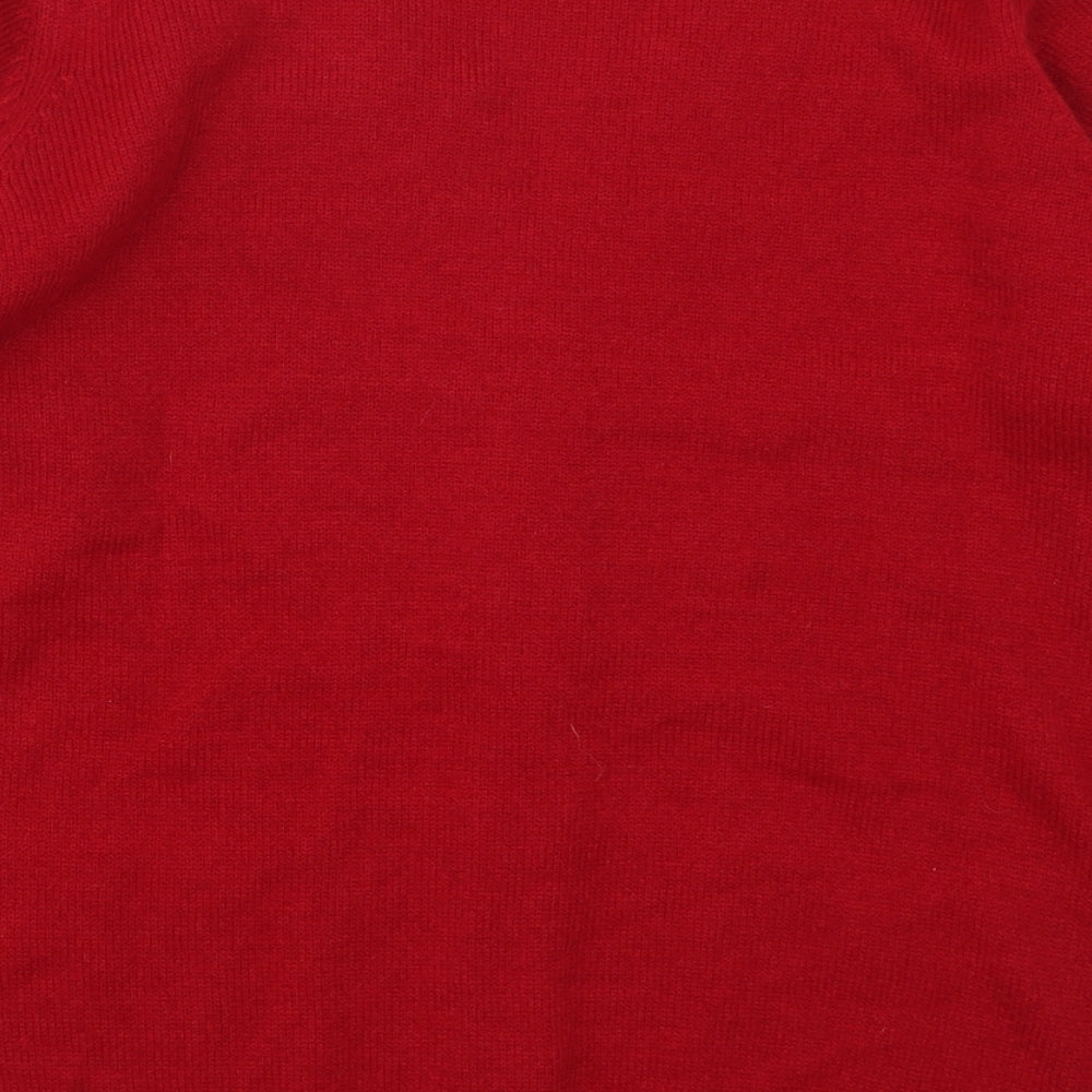 Daxon Womens Red   Cardigan Jumper Size 10
