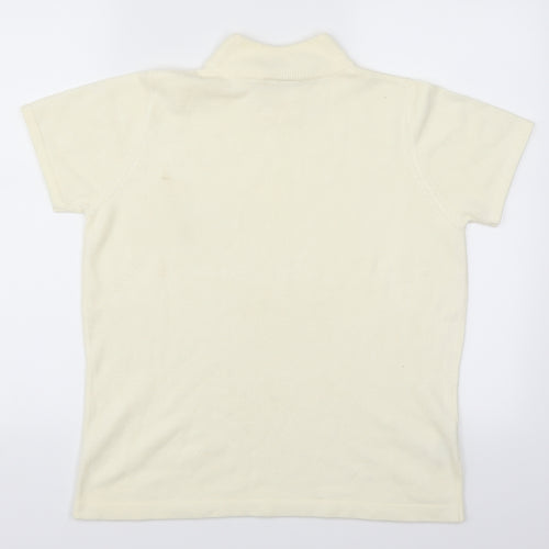 Isabelle Womens White   Pullover Jumper Size 12  - Cream