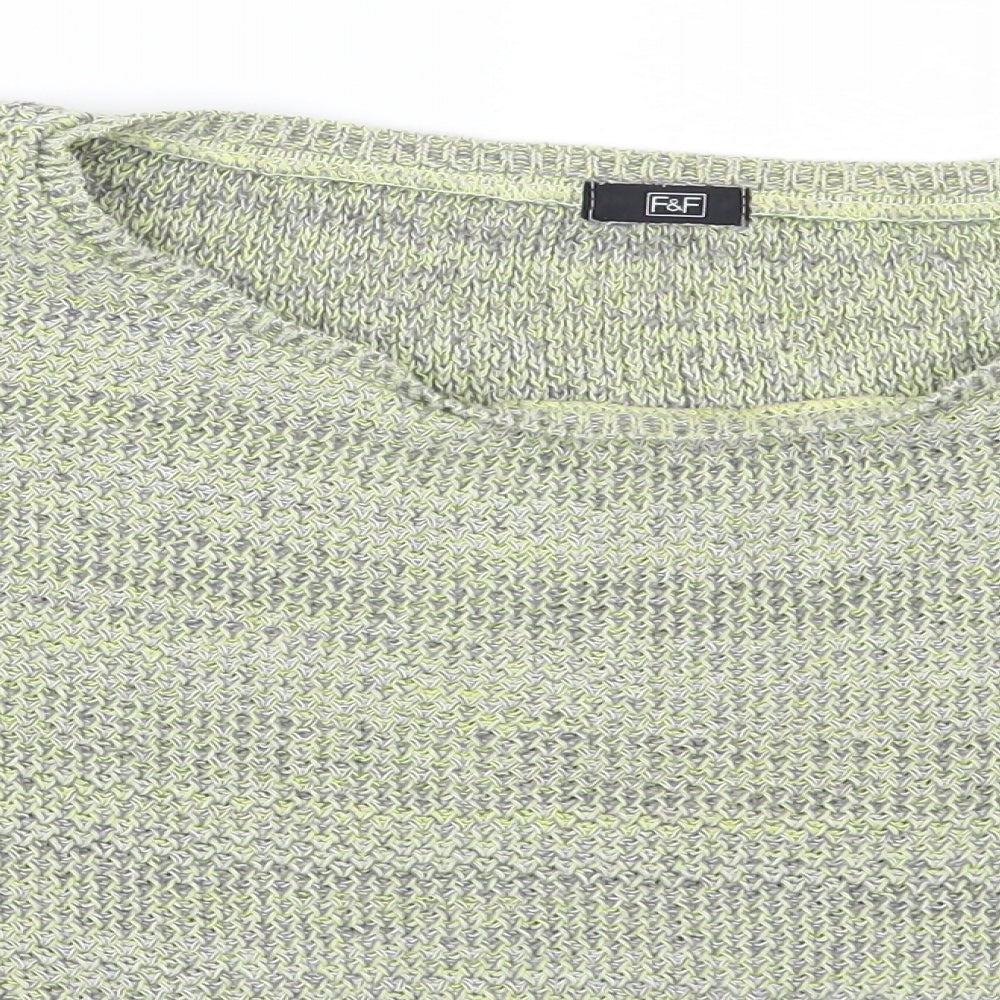 F&F Womens Green   Pullover Jumper Size 10