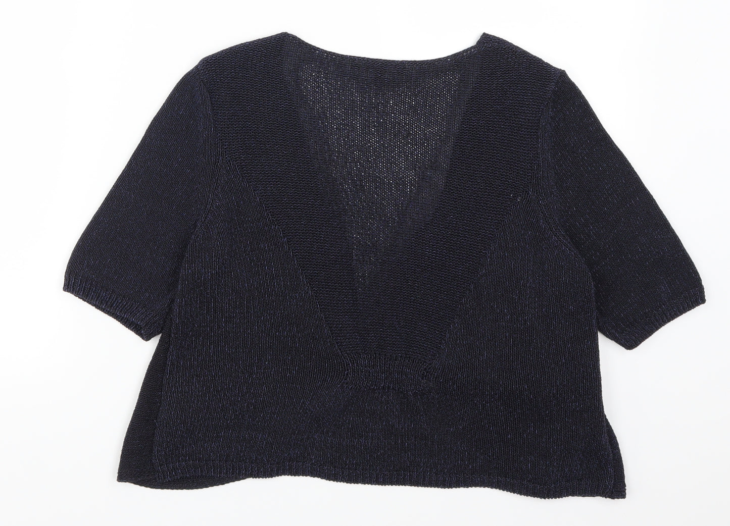 Per Una Womens Blue   Cardigan Jumper Size 14