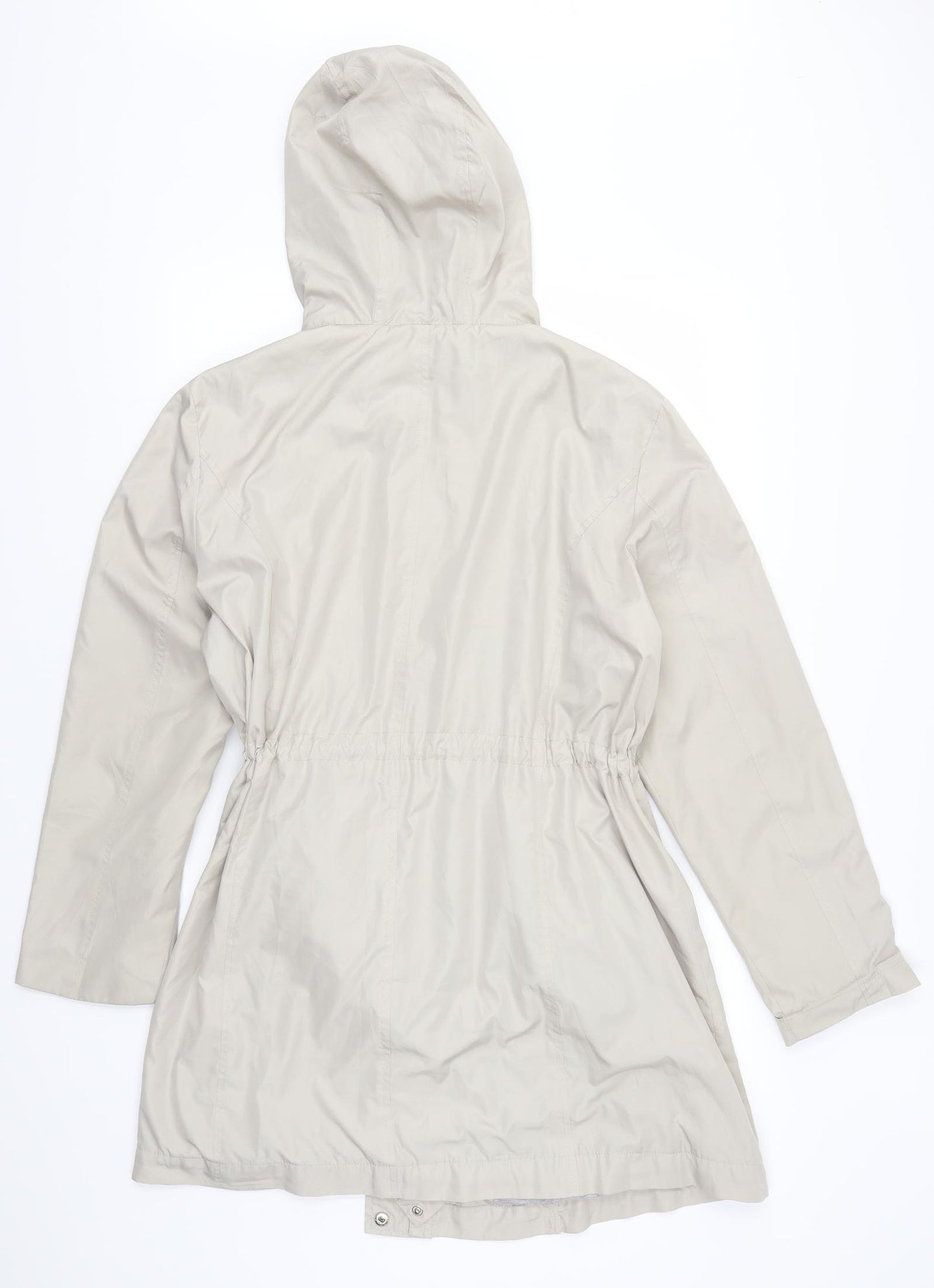 Classic Womens Beige   Parka Coat Size 16