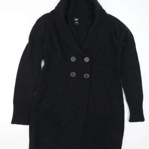 H&M Womens Black   Cardigan Jumper Size S