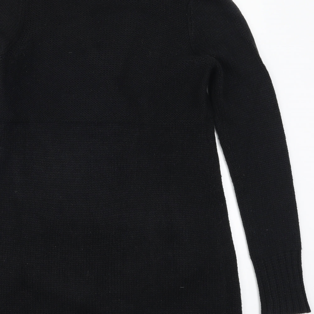 H&M Womens Black   Cardigan Jumper Size S