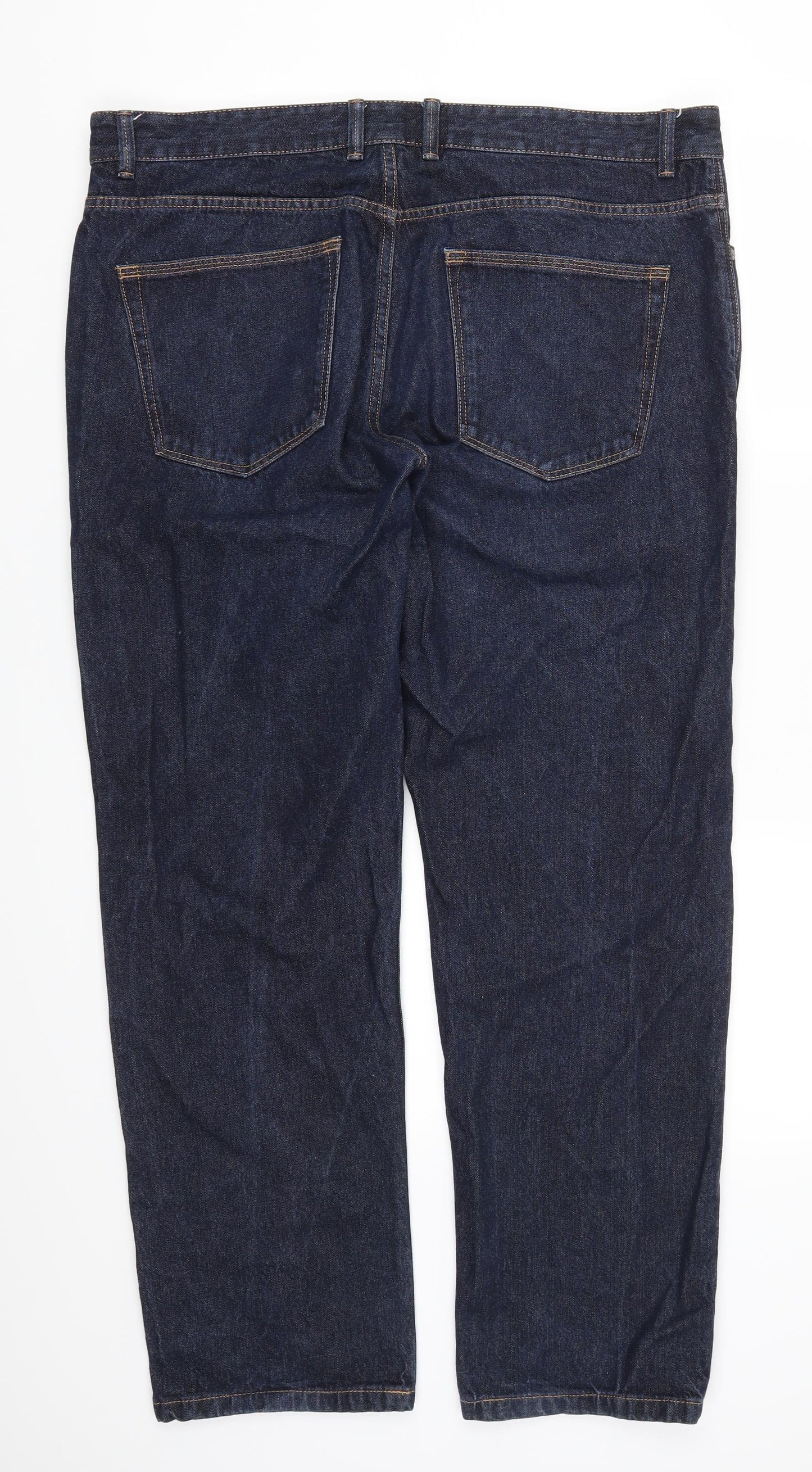 NEXT Mens Blue  Denim Straight Jeans Size 38 L30 in