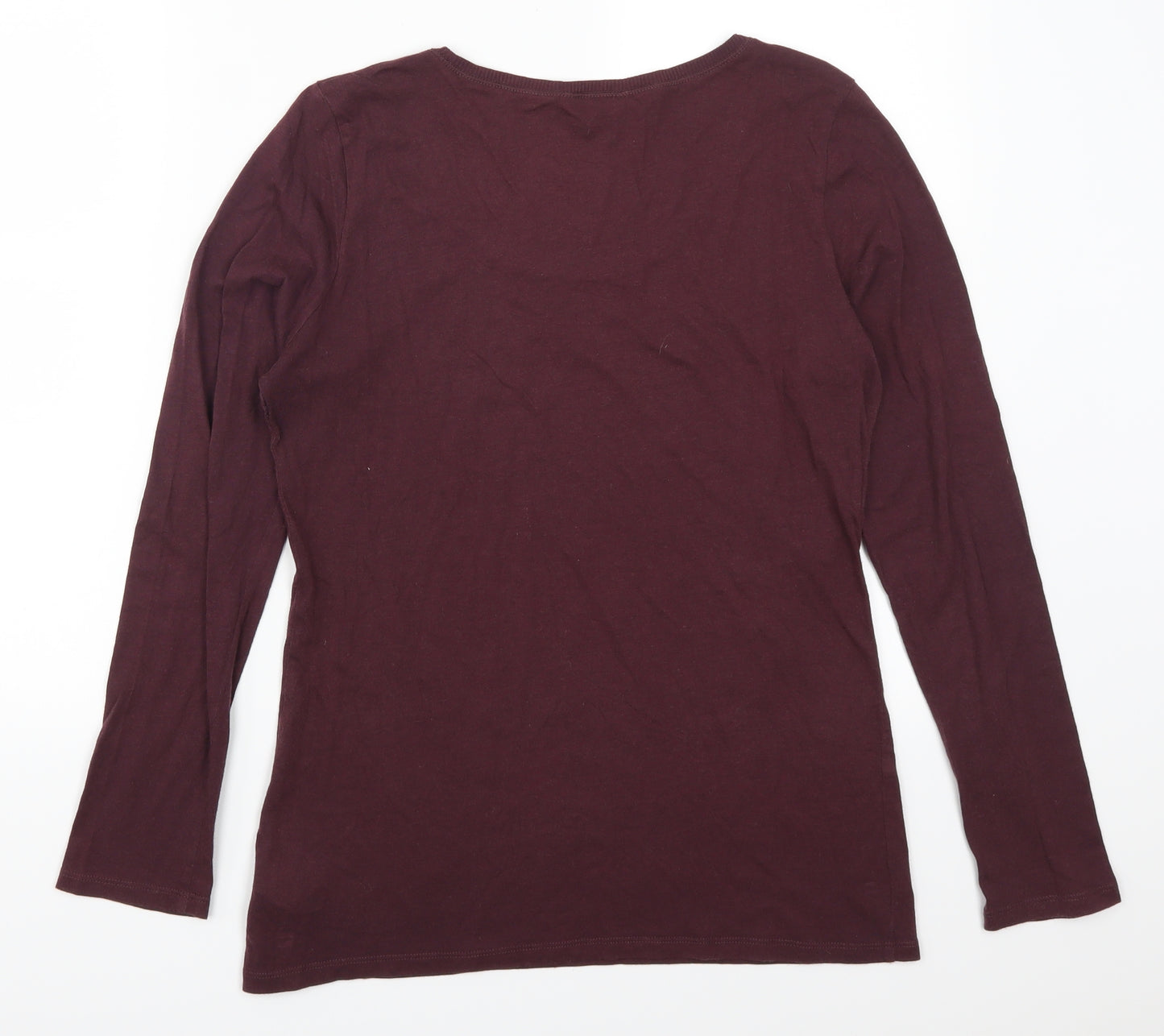 Marks and Spencer Womens Purple   Basic T-Shirt Size 12