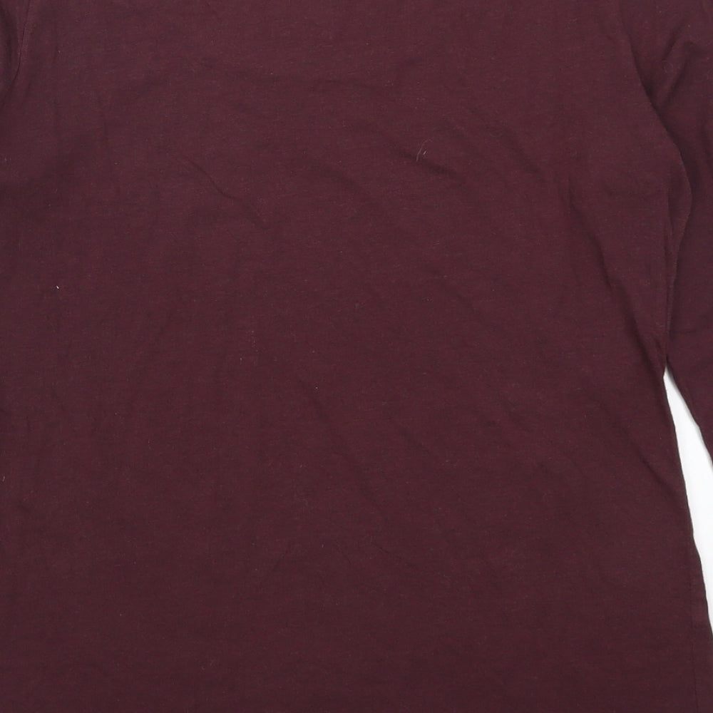 Marks and Spencer Womens Purple   Basic T-Shirt Size 12