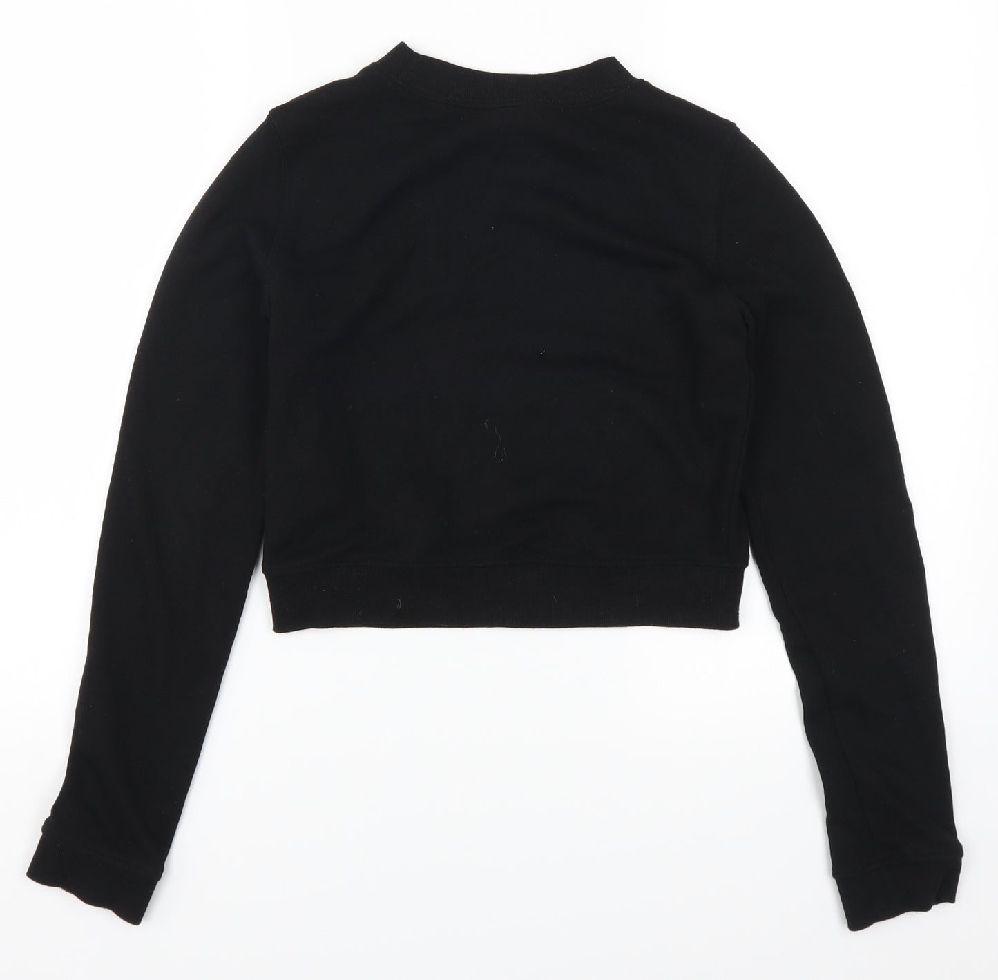 H&M Womens Black   Pullover Sweatshirt Size XS