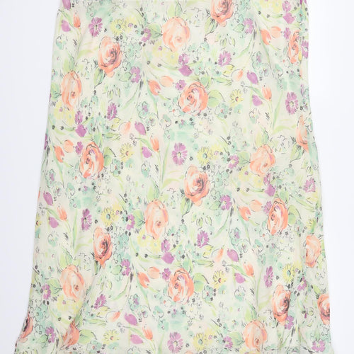 Ann Harvey Womens Multicoloured Floral  Maxi Skirt Size 26