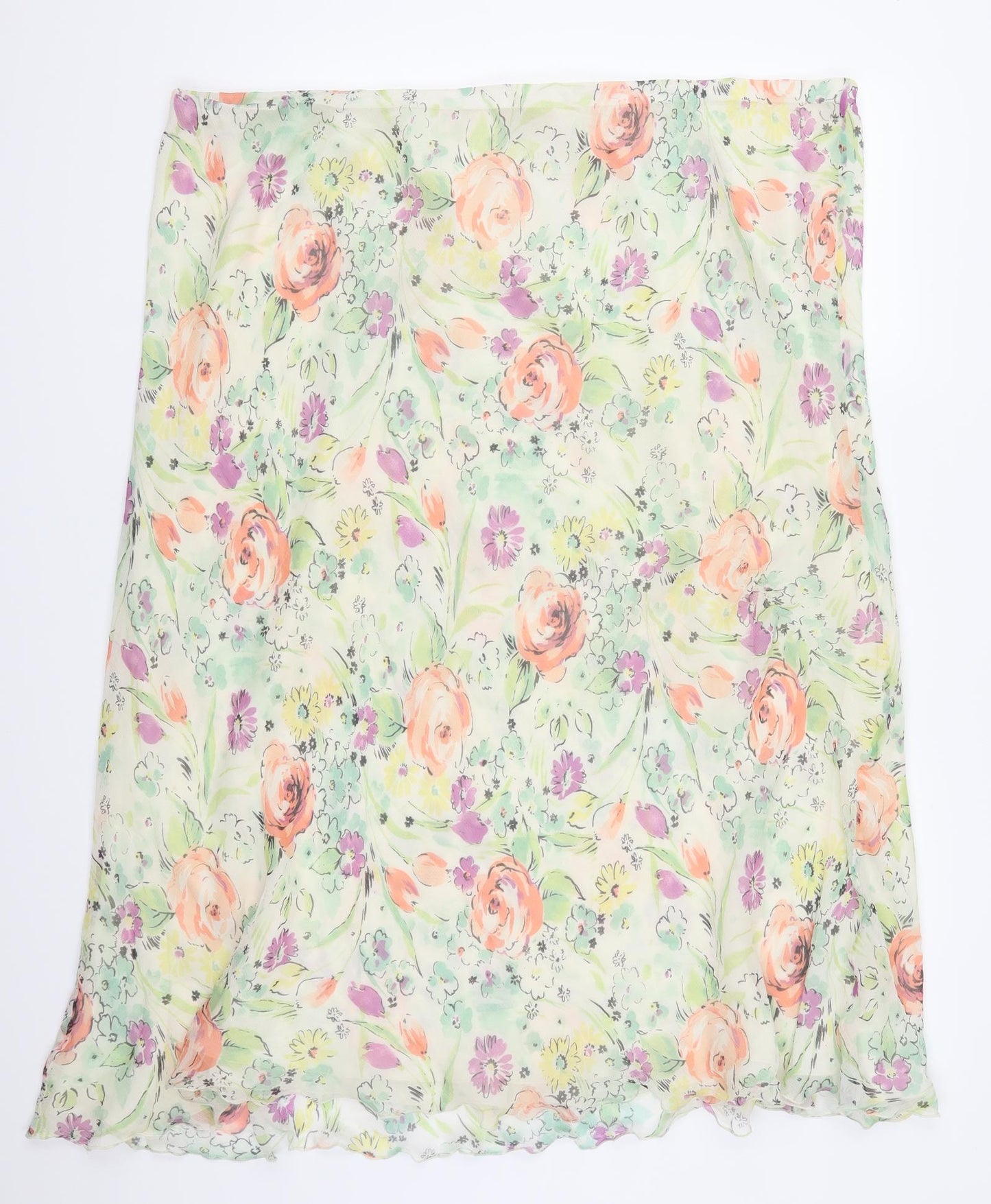 Ann Harvey Womens Multicoloured Floral  Maxi Skirt Size 26