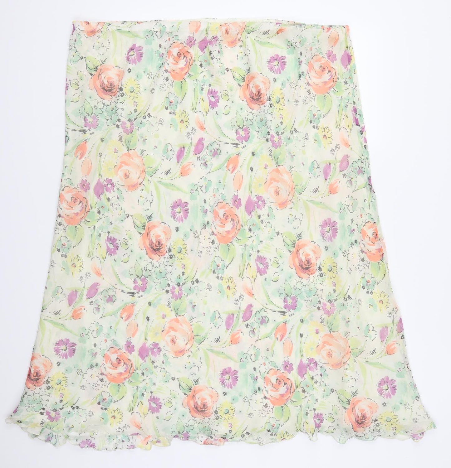 Ann Harvey Womens Multicoloured Floral  Maxi Skirt Size 26