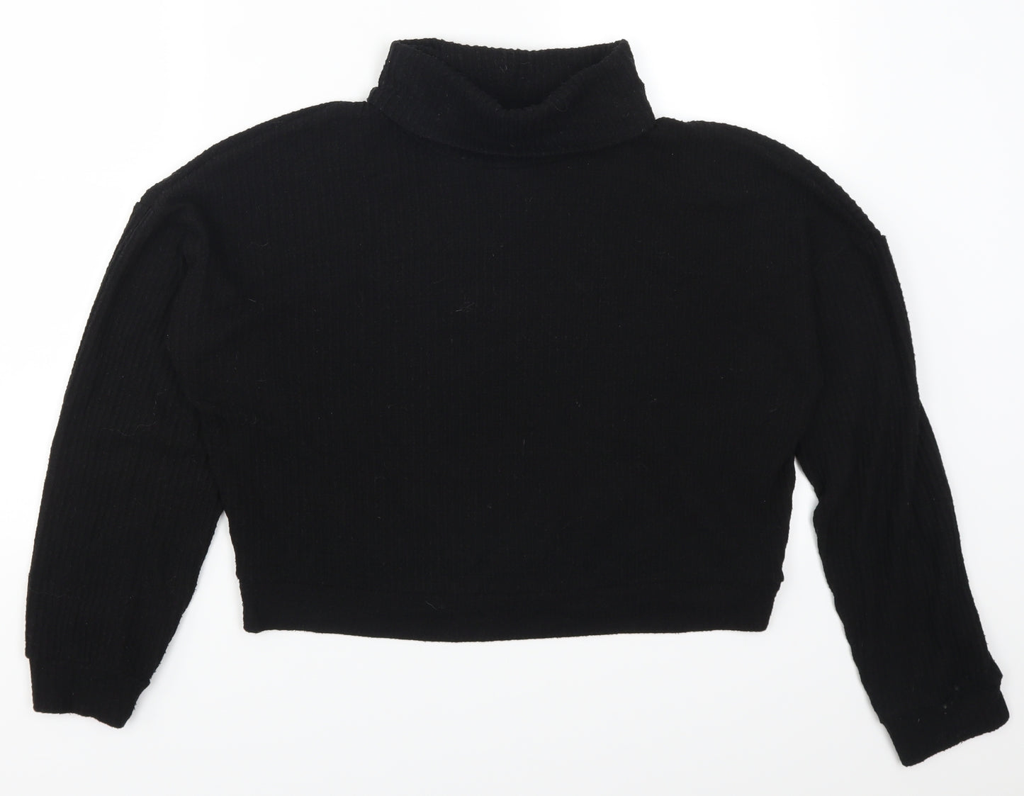 New Look Womens Black   Pullover Sweatshirt Size M