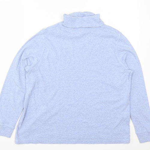 DASH Womens Blue   Pullover Sweatshirt Size 18