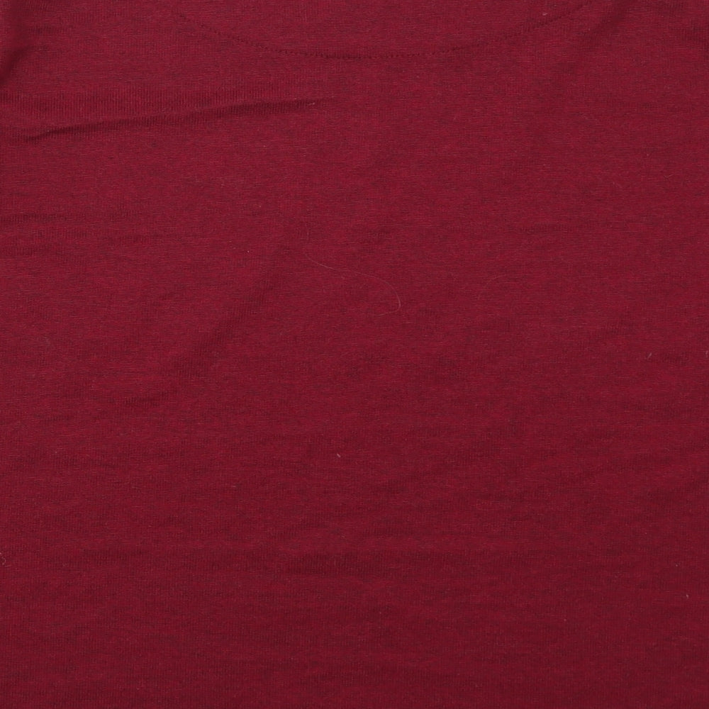Alexara Womens Pink   Basic T-Shirt Size 16
