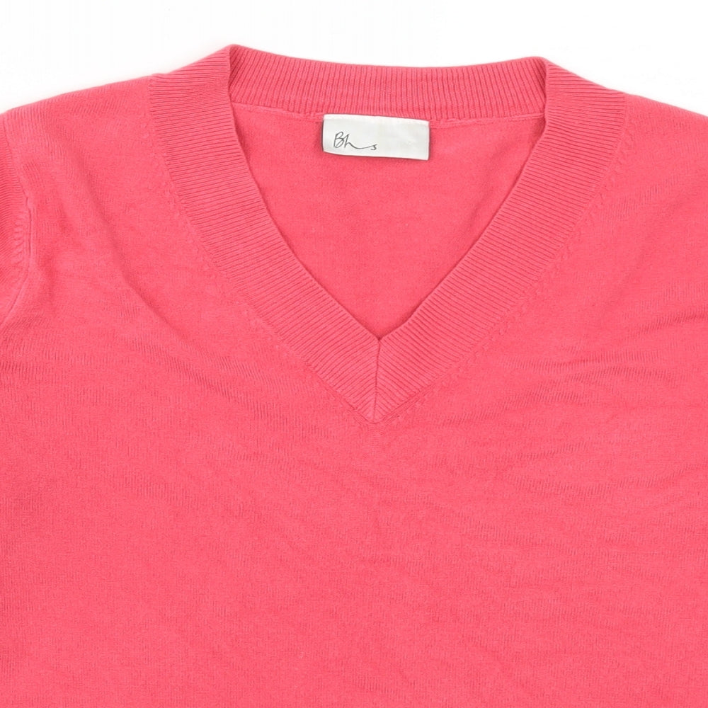 BHS Womens Pink   Pullover Jumper Size 14