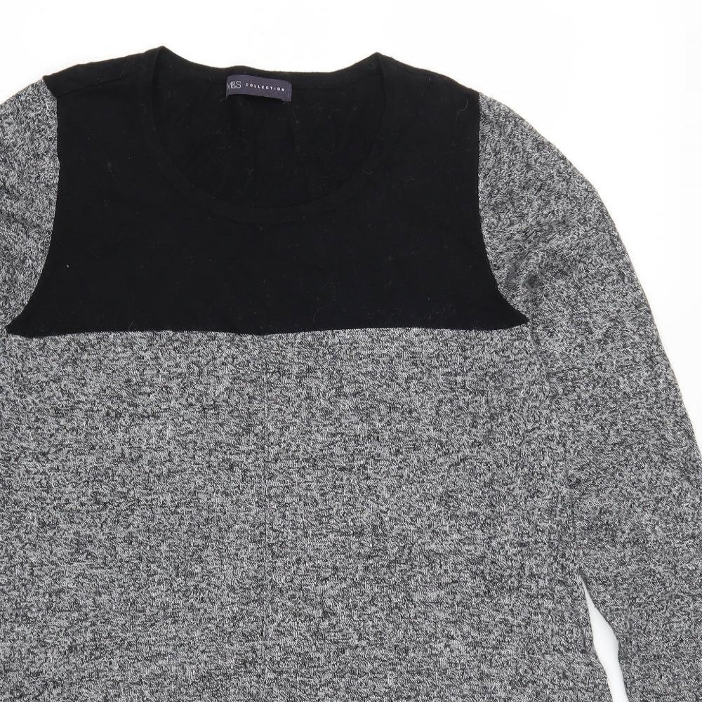 Marks and Spencer Womens Grey   Jumper Dress  Size 18