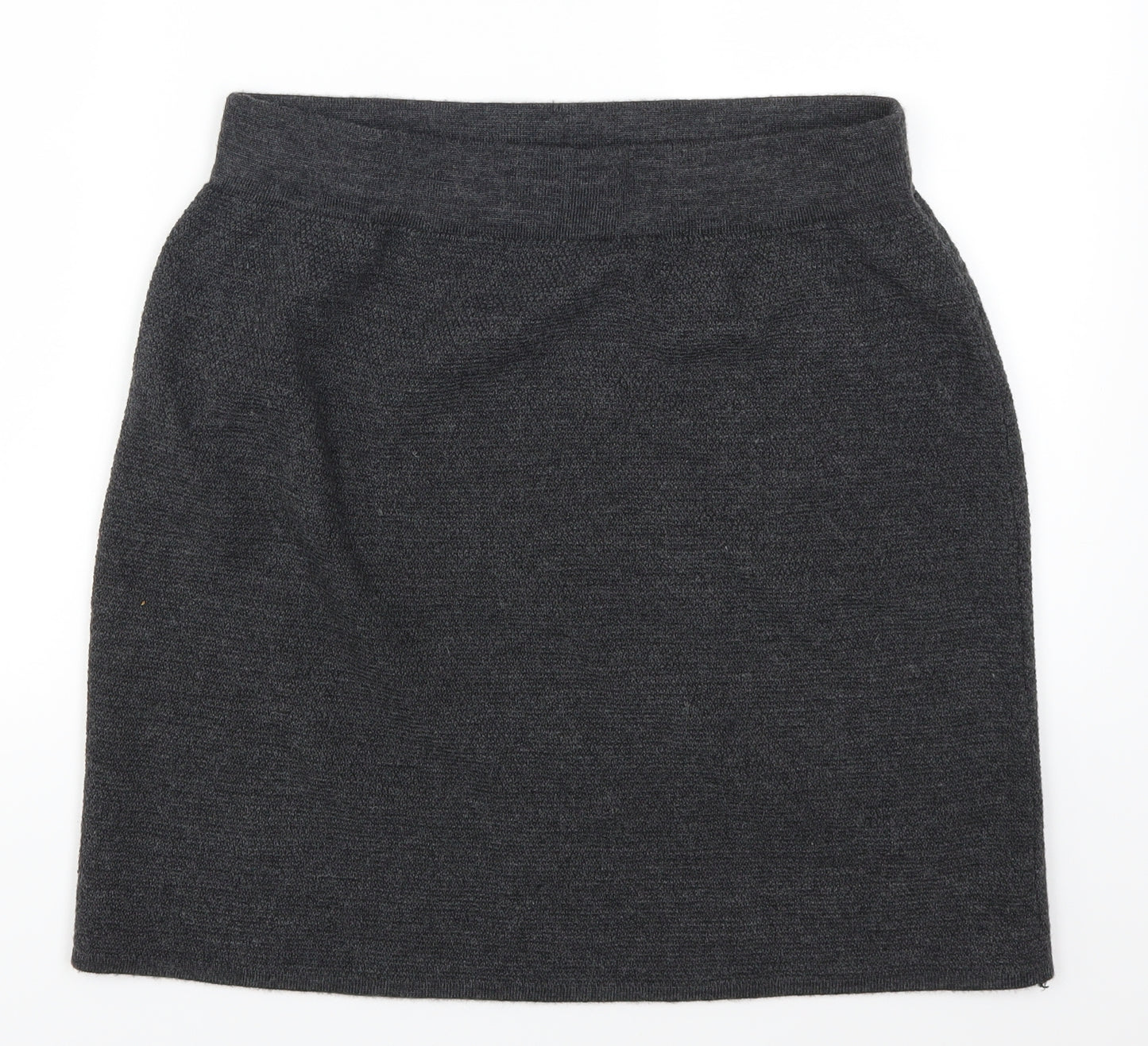 Kenar Womens Grey  Knit Mini Skirt Size L