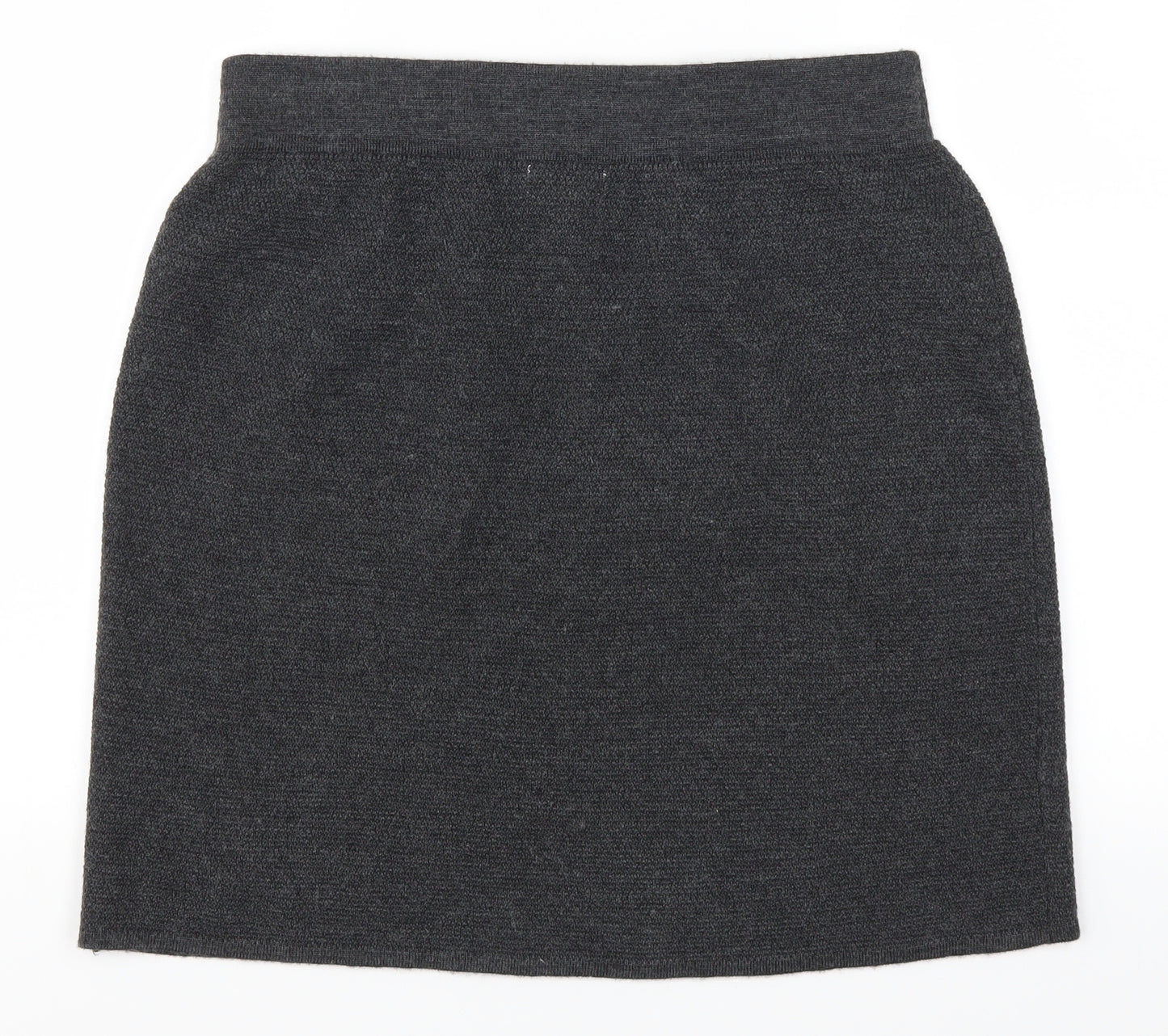 Kenar Womens Grey  Knit Mini Skirt Size L