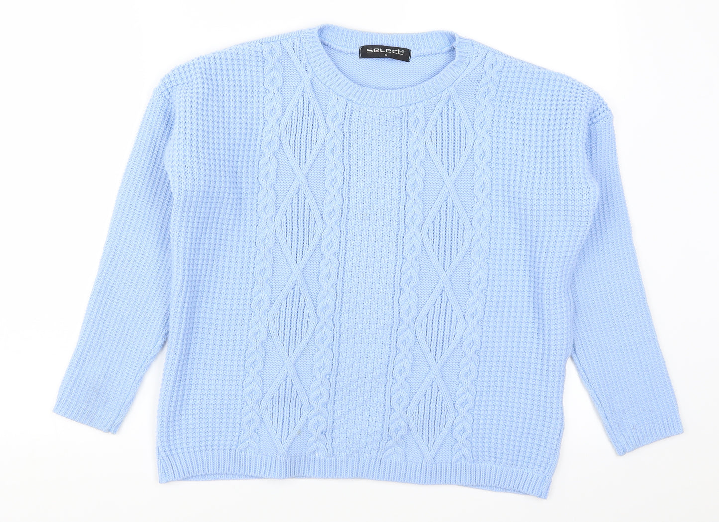 Select Womens Blue   Pullover Jumper Size S