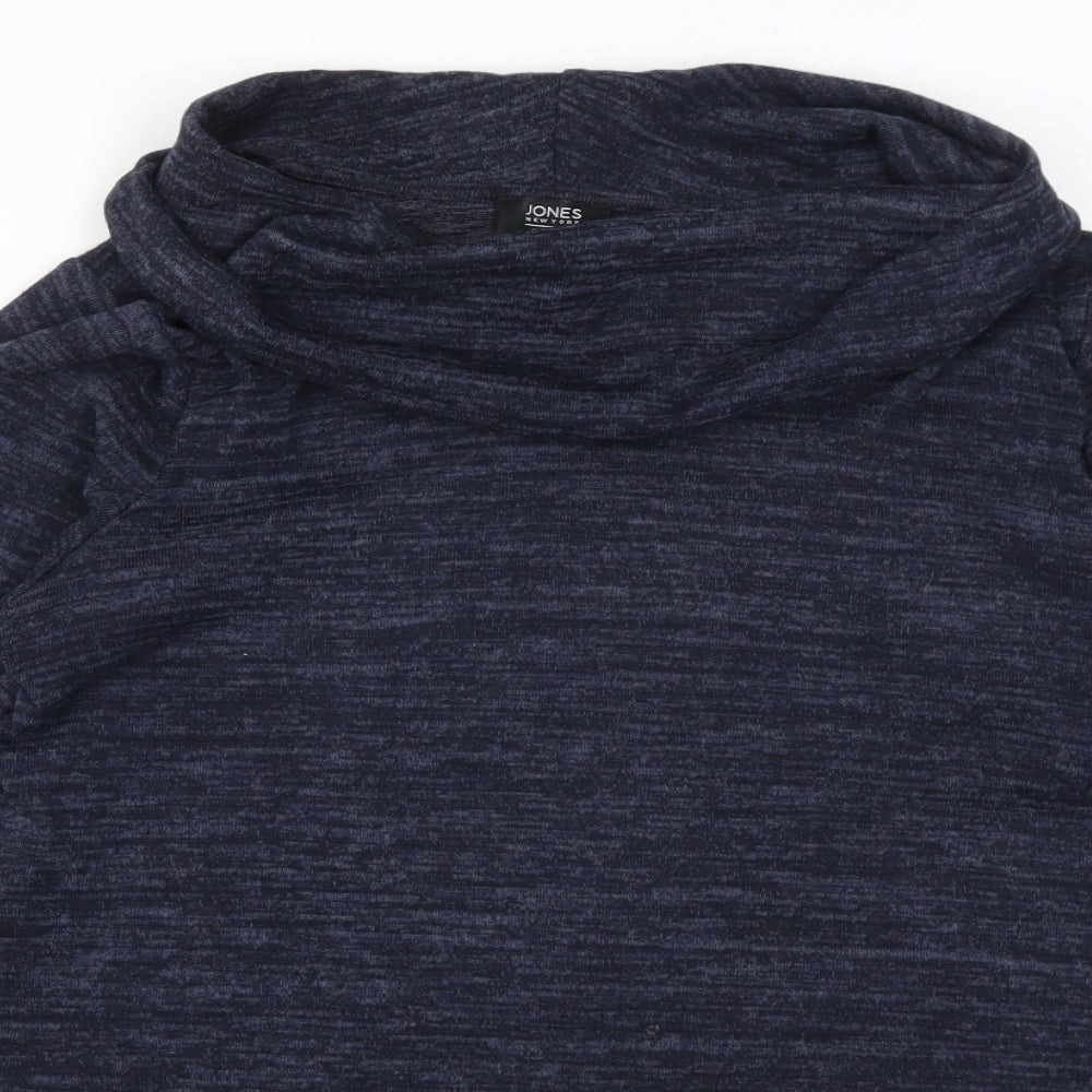 Jones Womens Blue   Pullover Sweatshirt Size M