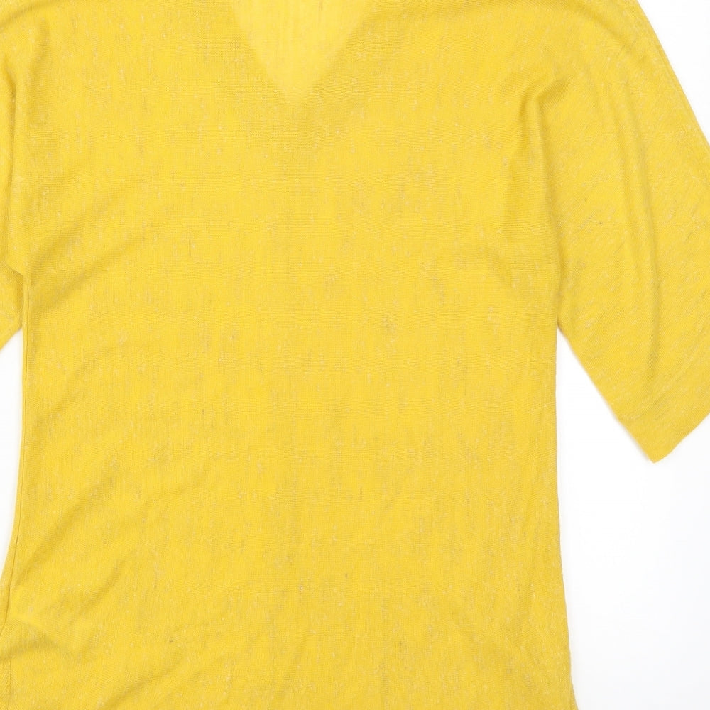 Monsoon Womens Yellow   Pullover Jumper Size S