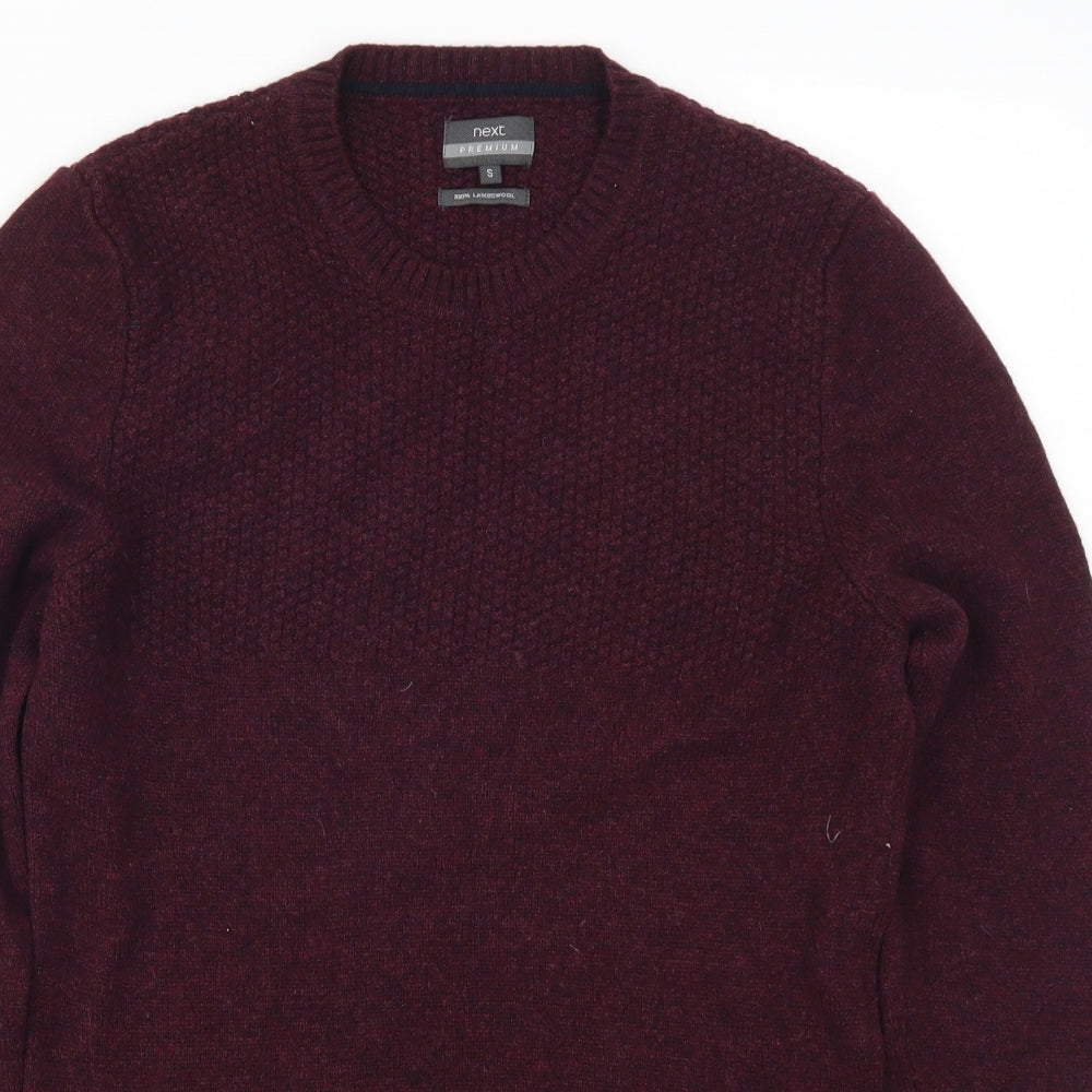NEXT Mens Purple   Pullover Jumper Size S