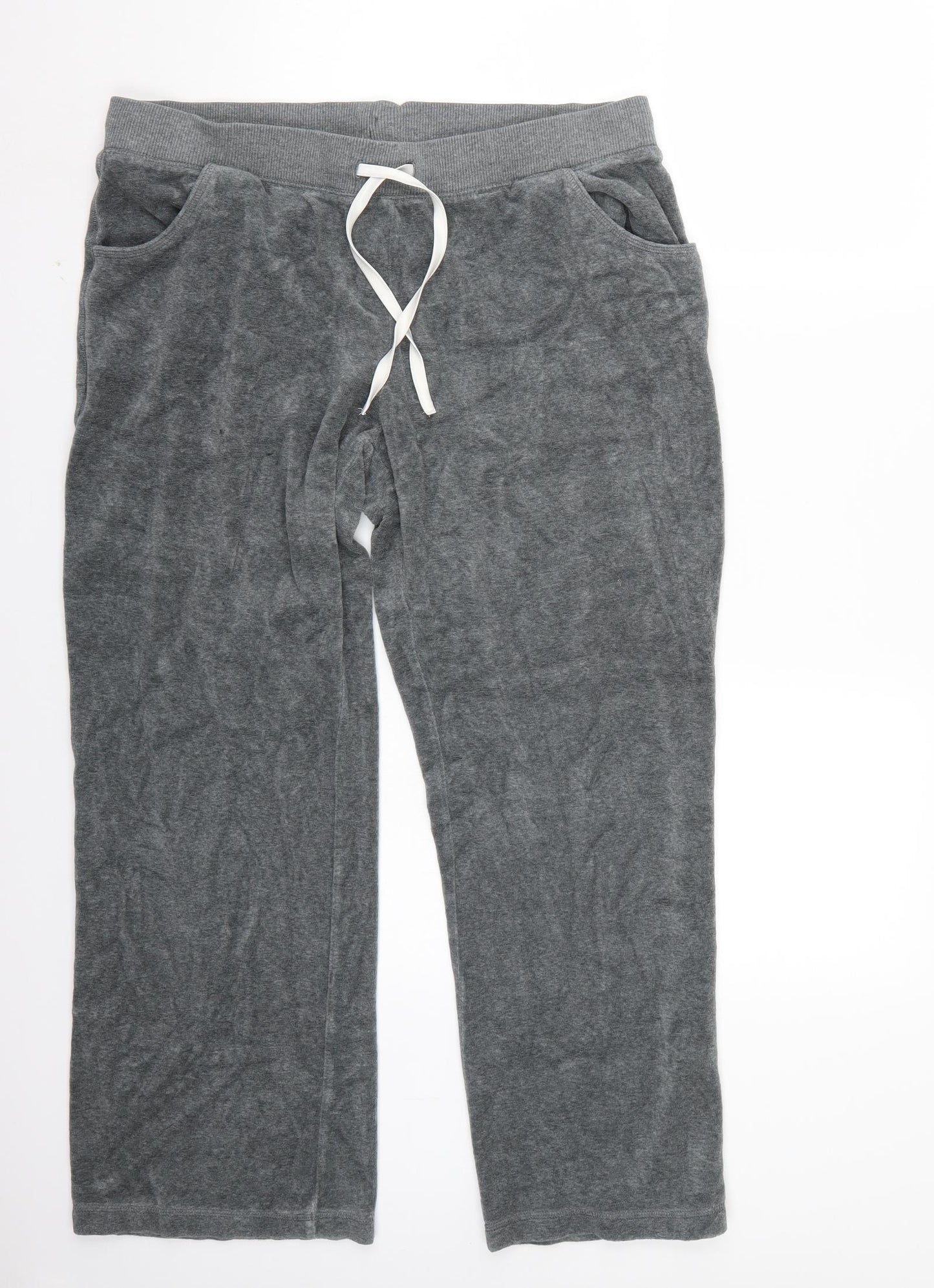 Marks and Spencer Womens Grey   Sweatpants Trousers Size 16 L26 in