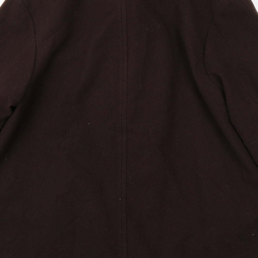 Preworn Womens Brown   Jacket Coat Size 16