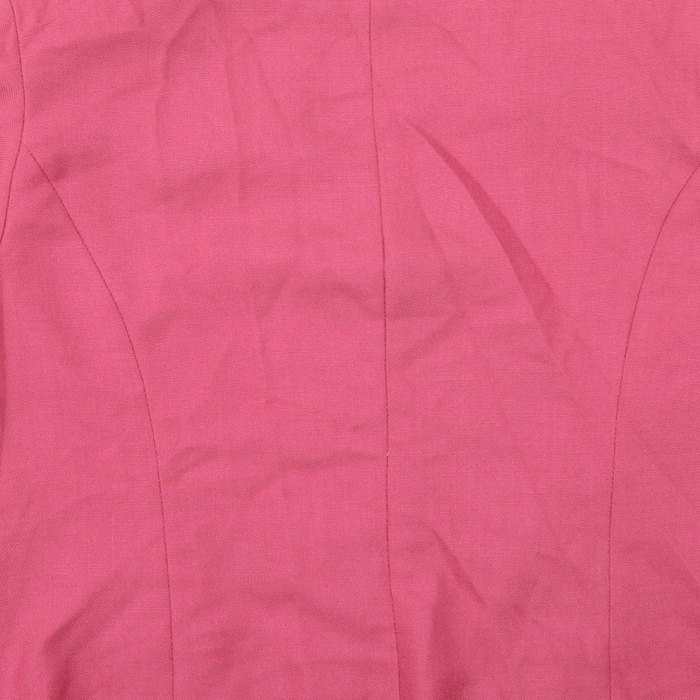 kesra Womens Pink   Jacket Blazer Size 16