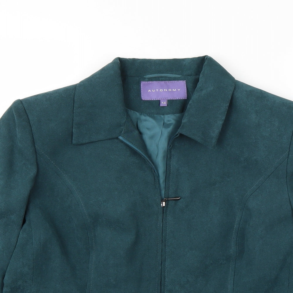 Autonomy Womens Green   Jacket Coat Size 14