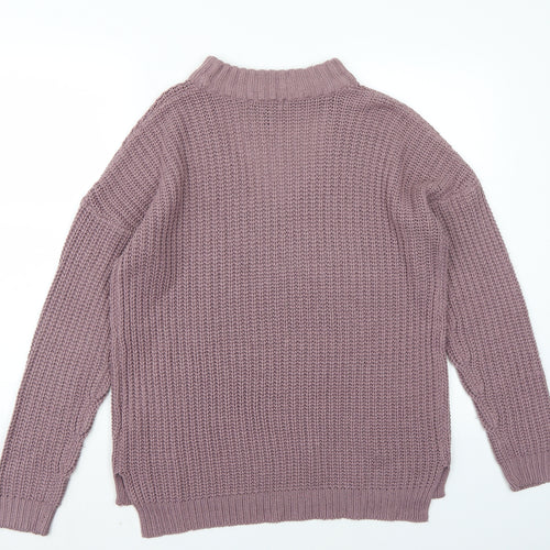 Primark Womens Purple   Pullover Jumper Size M