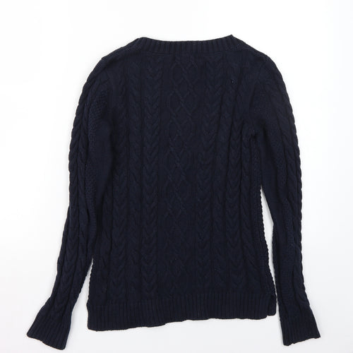 Roman Womens Blue   Pullover Jumper Size S
