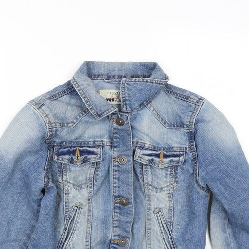 Newlook Womens Blue   Jacket Coat Size 10