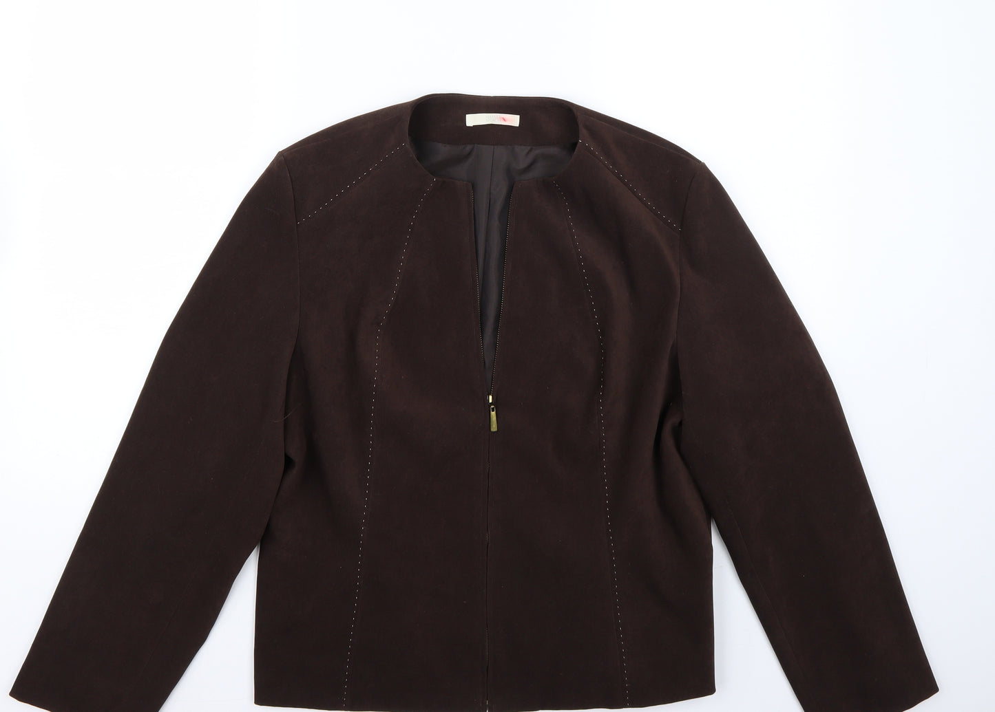 Marks and Spencer Womens Brown   Jacket Coat Size 16
