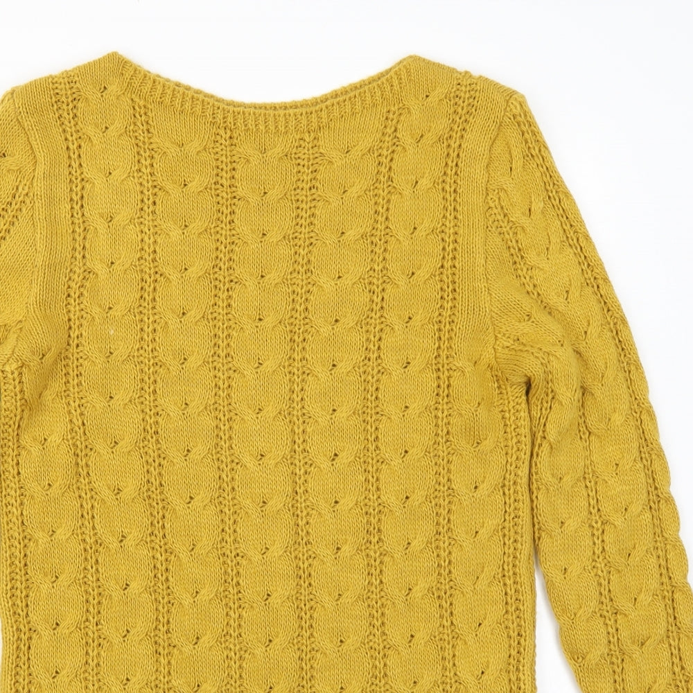 Preworn Womens Yellow   Pullover Jumper Size M