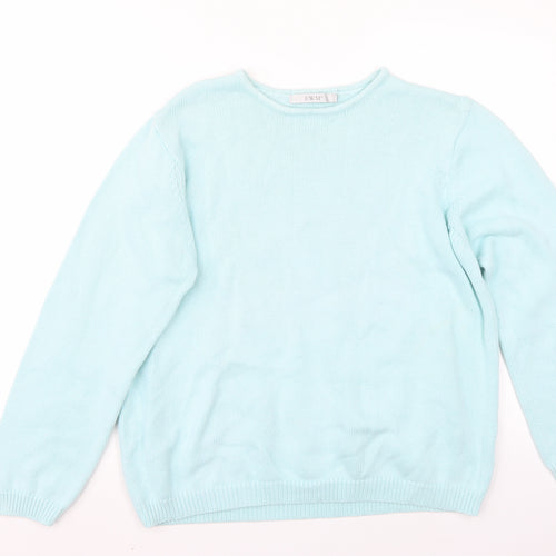 EWM Womens Blue   Pullover Jumper Size M
